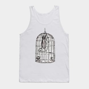 Parrot in the cage Tank Top